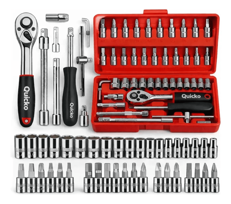 kit de ferramentas 46 peças quicko vale a pena