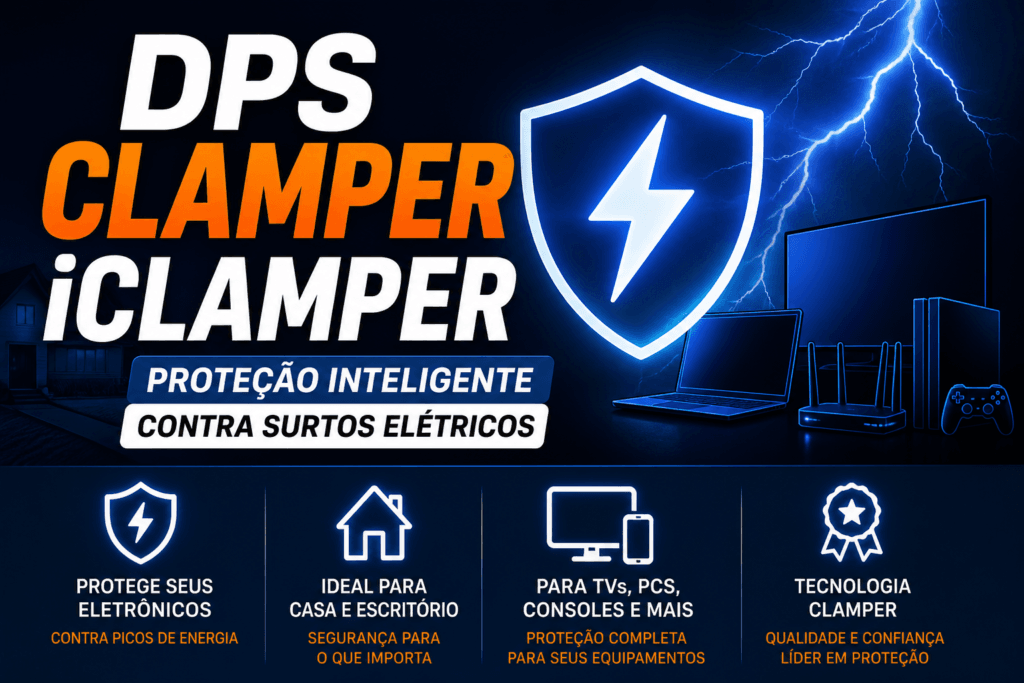 dps clamper iclamper vale a pena proteção contra surtos energia tomada