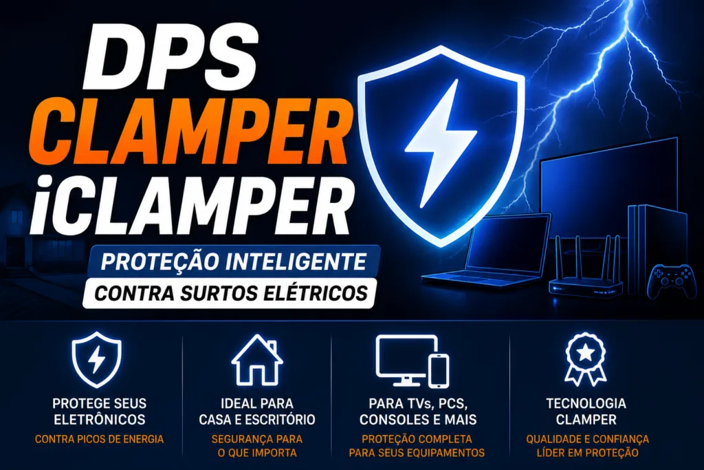 dps clamper iclamper vale a pena proteção contra surtos energia tomada