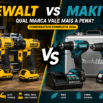 Dewalt vs Makita comparação de parafusadeiras e furadeiras 12V