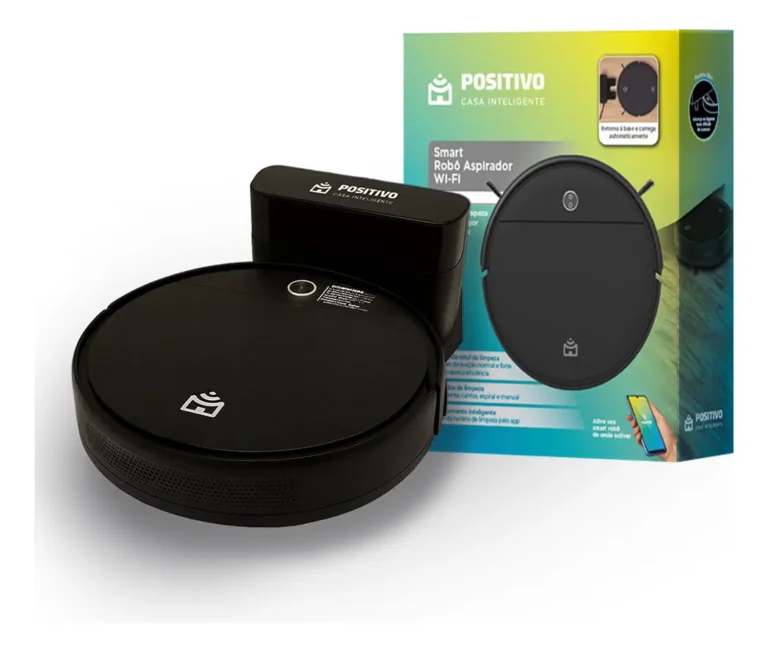 robo aspirador wifi pra90 positivo vale a pena limpeza automatica casa inteligente