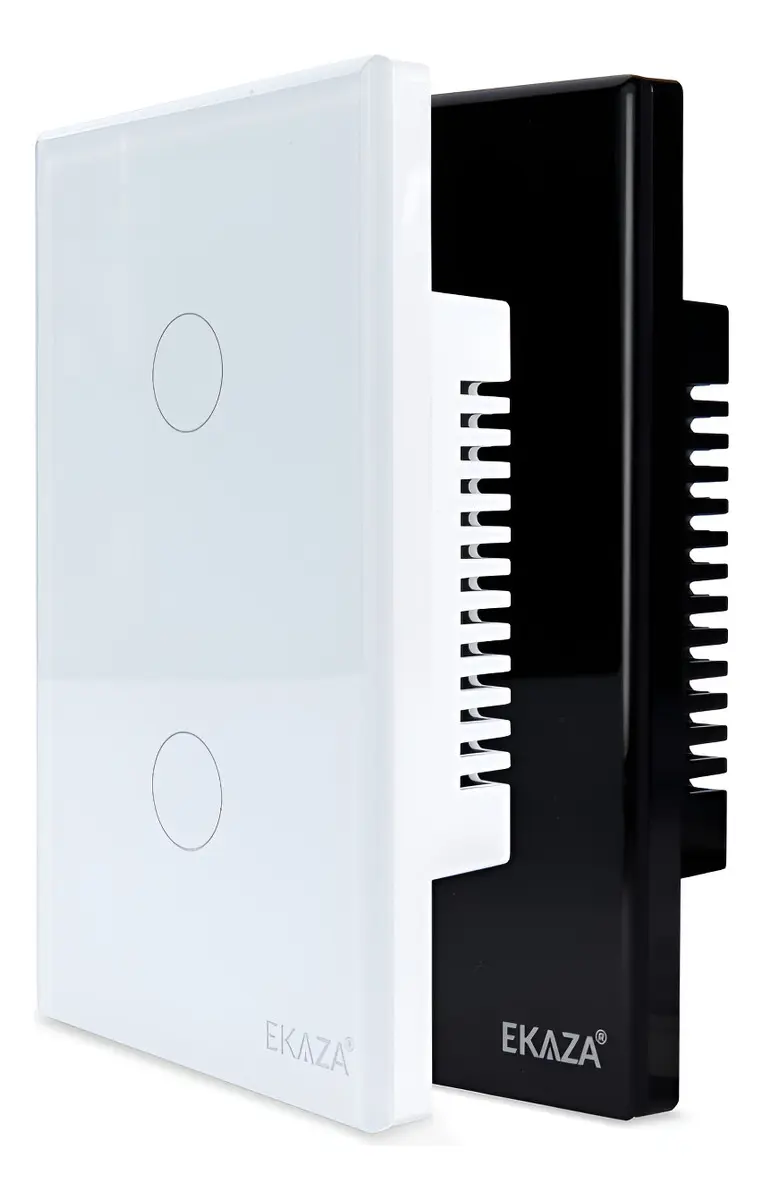 Interruptor Inteligente WiFi Ekaza 2 Teclas Touch
