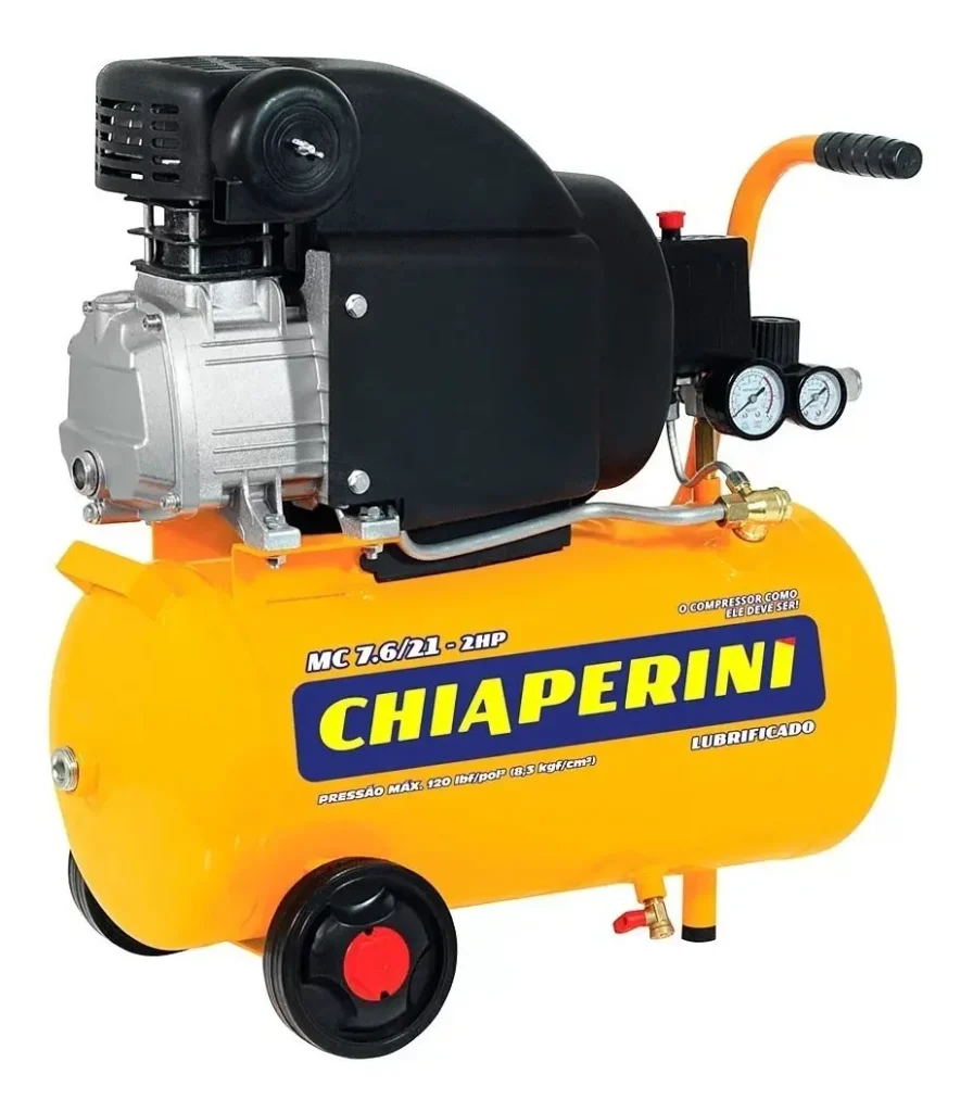 Compressor de Ar Chiaperini MC 7.6/21 2HP 21L