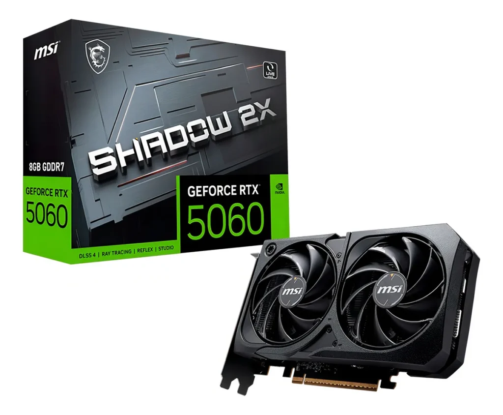 MSI RTX 5060 8GB GDDR7 Shadow 2X OC