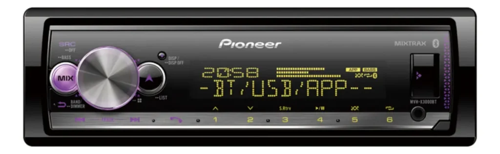 Som automotivo Pioneer Mvh X3000bt vale a pena