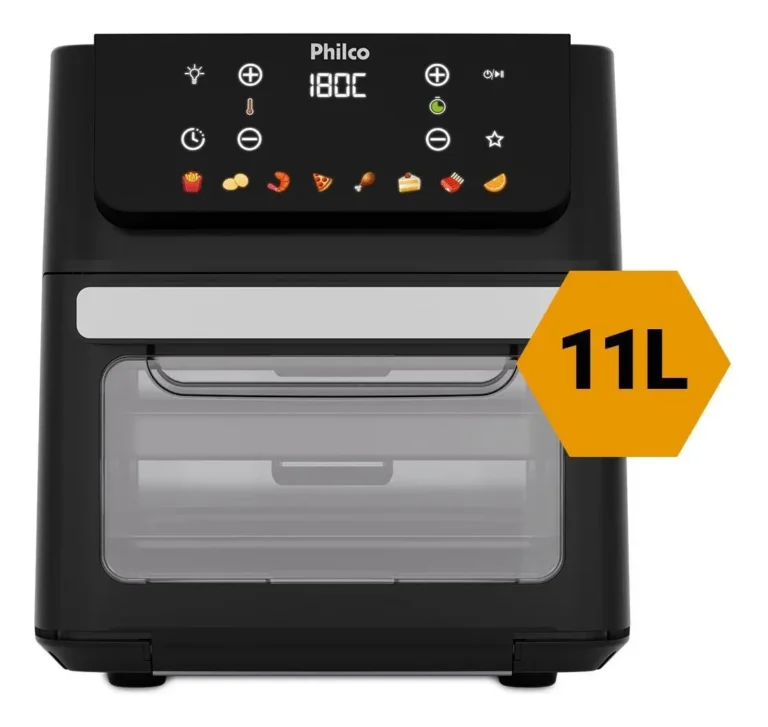 Air Fryer Oven Philco 11L 8 Funções Visor 1800W PAF11B vale a pena