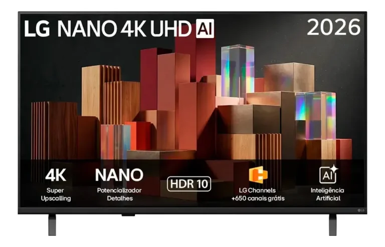 Smart TV LG 43" 4K Ultra HD Nano AI 43UN85 vale a pena
