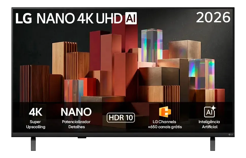 Smart TV LG 43" 4K Ultra HD Nano AI 43UN85 vale a pena